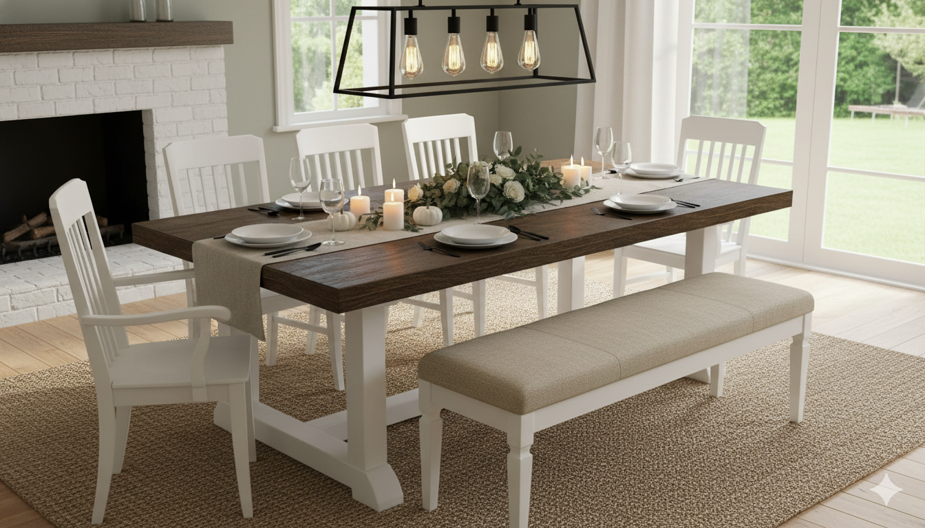 Custom dining table